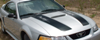 1994-04 Mustang Dual Hood Stripes with Mustang Script Cutout